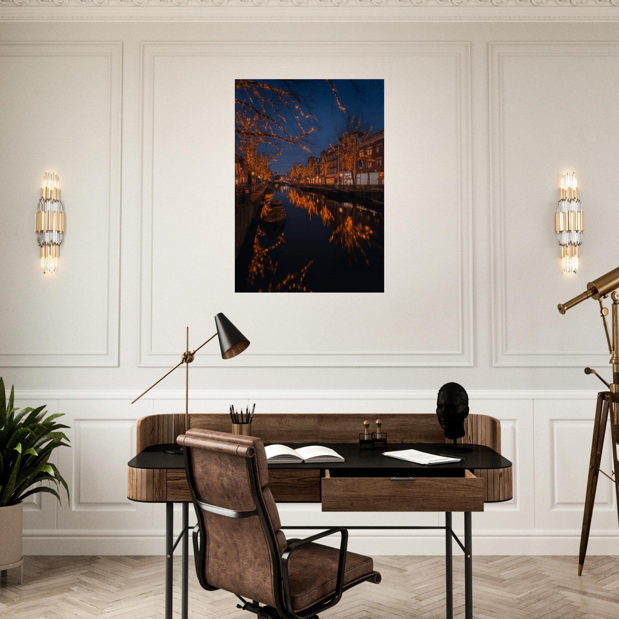 Blue Hour Reflections in Spiegelgracht | Amsterdam - Etem Visuals