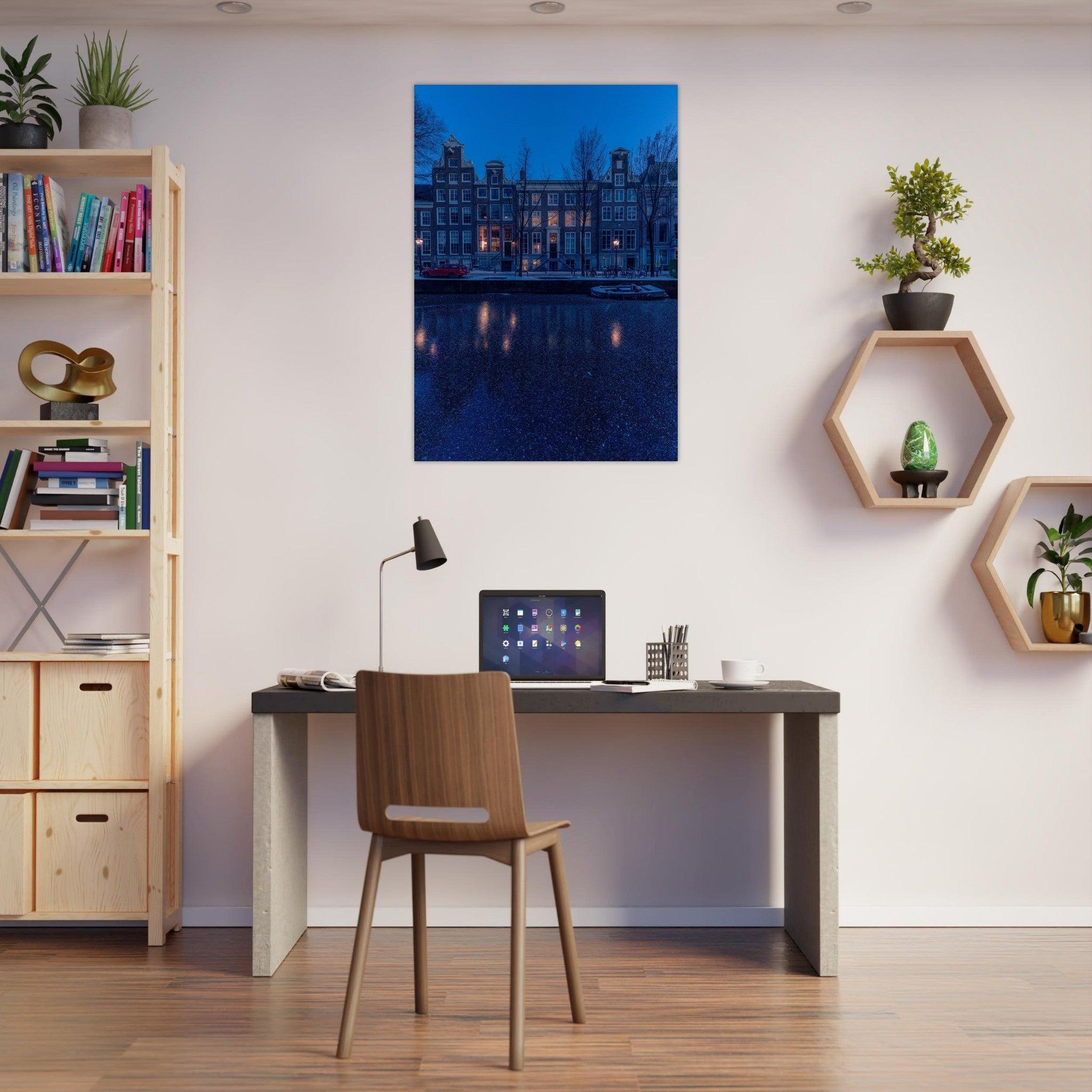 Blue Hour in Frozen Canals | Amsterdam - Etem Visuals