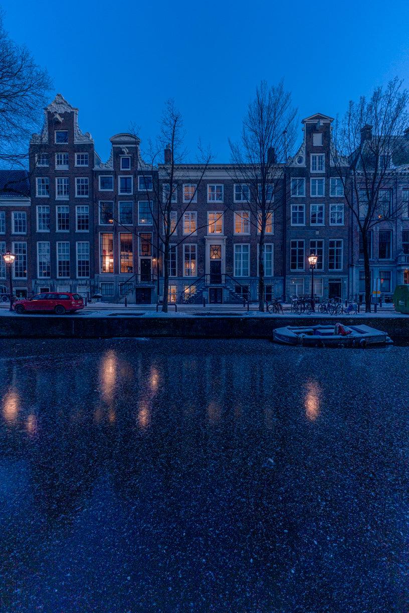 Blue Hour in Frozen Canals | Amsterdam - Etem Visuals