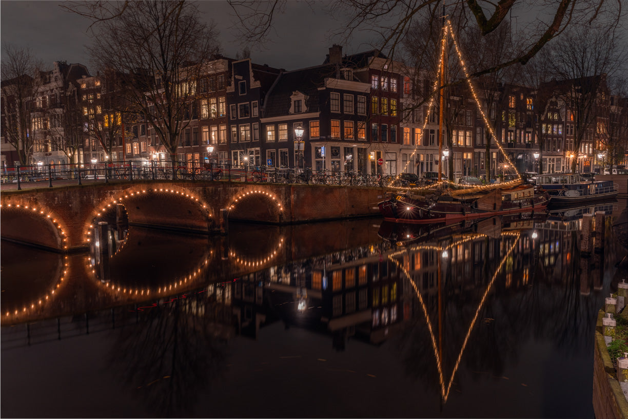 Christmas Decorations in Brouwersgracht | Amsterdam - Etem Visuals