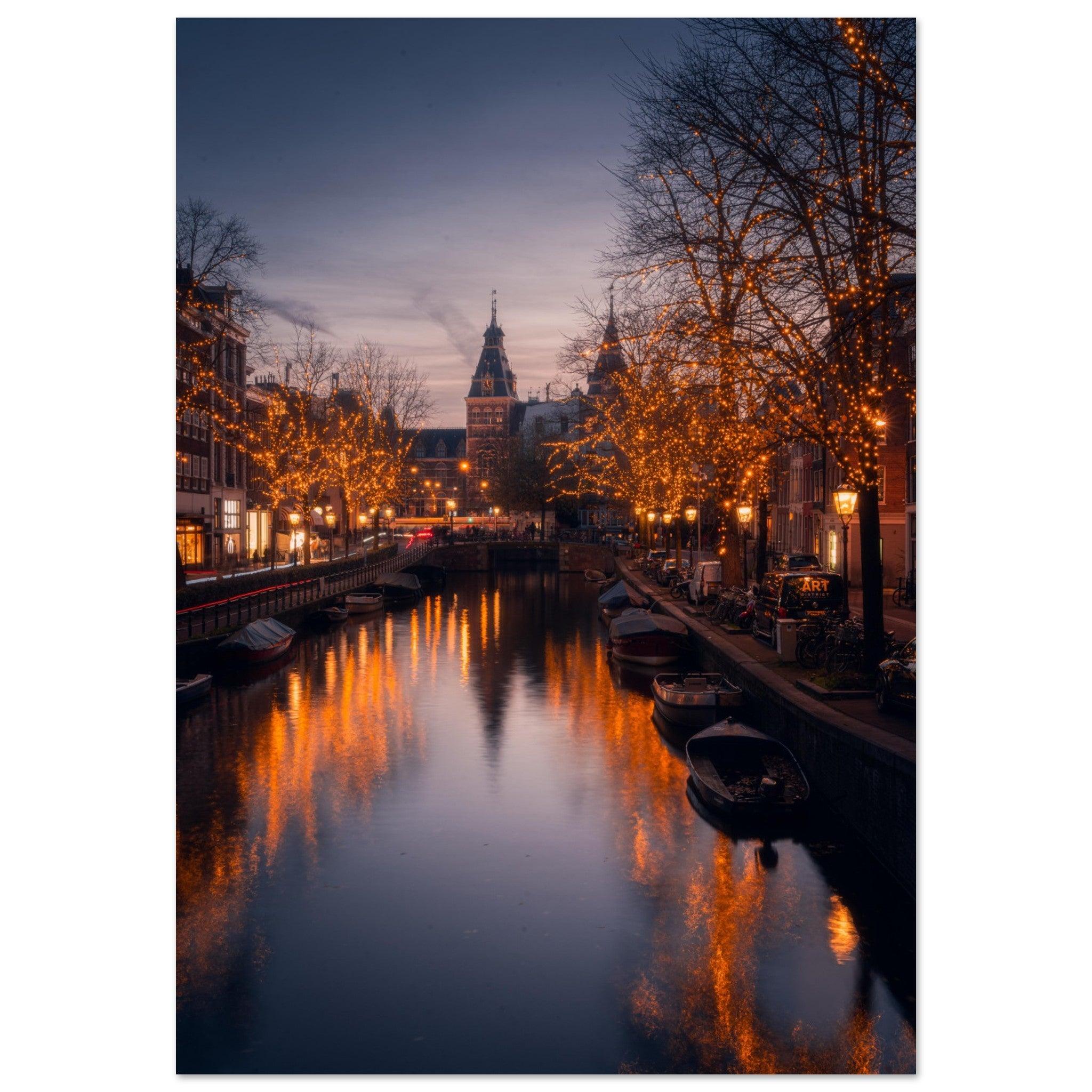 Festive Lights in Spiegelgracht | Amsterdam - Etem Visuals
