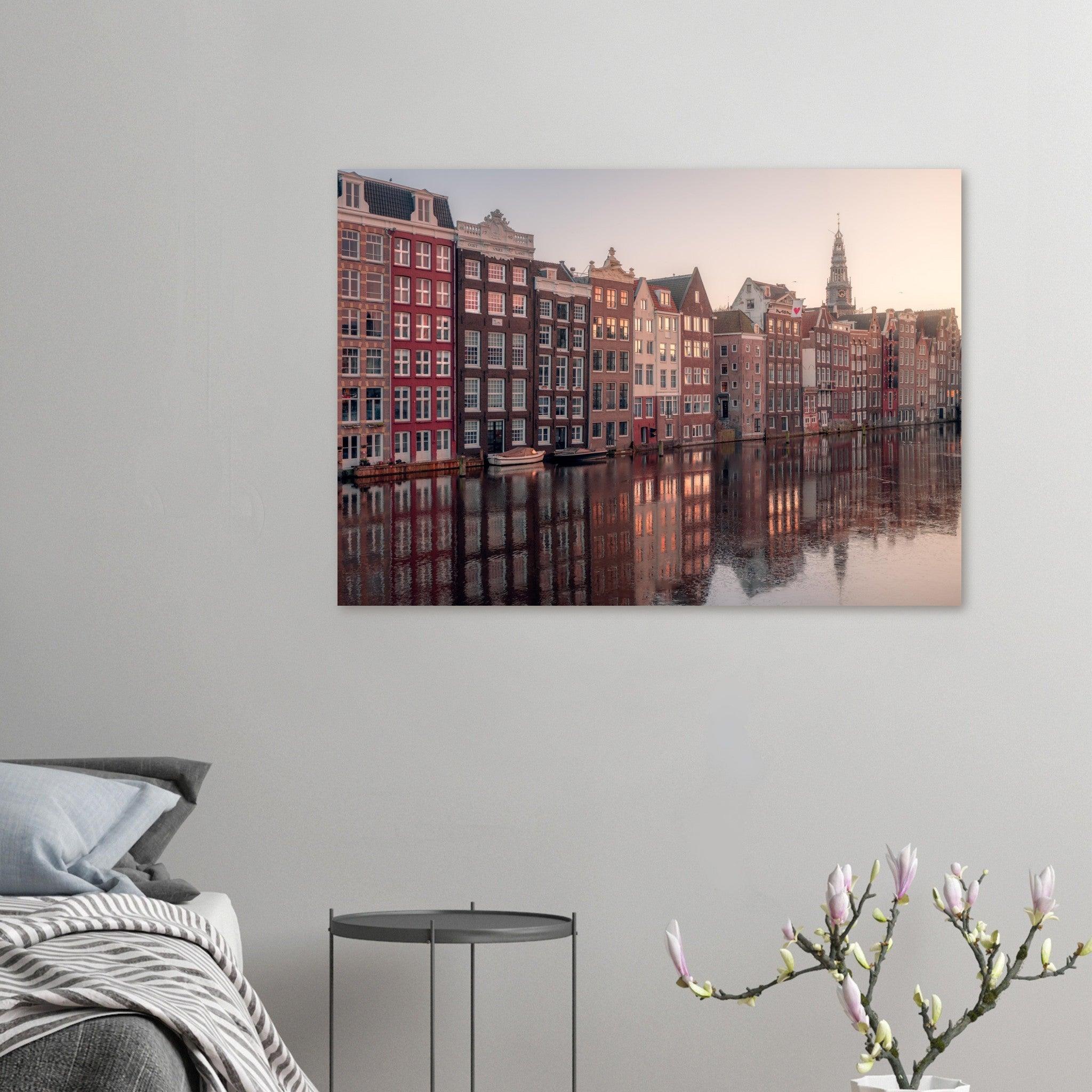 Golden Hour Reflections in Damrak | Amsterdam - Etem Visuals