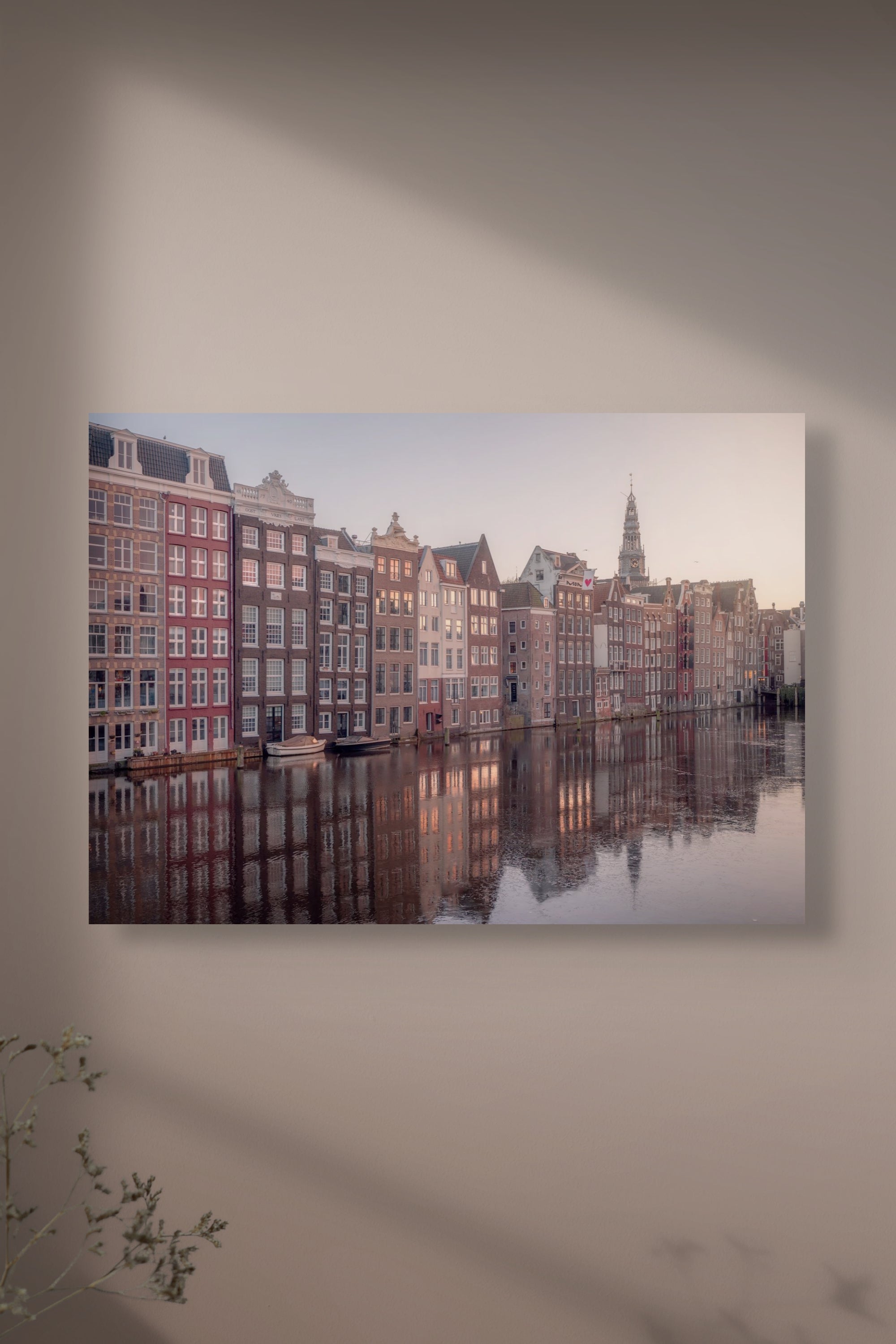 Golden Hour Damrak Amsterdam Wall Art | Etem Visuals