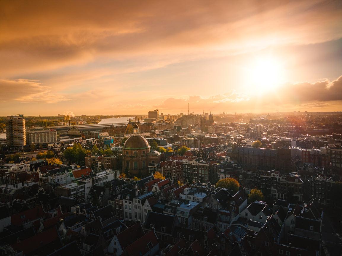 Golden Sunrise in Amsterdam - Etem Visuals