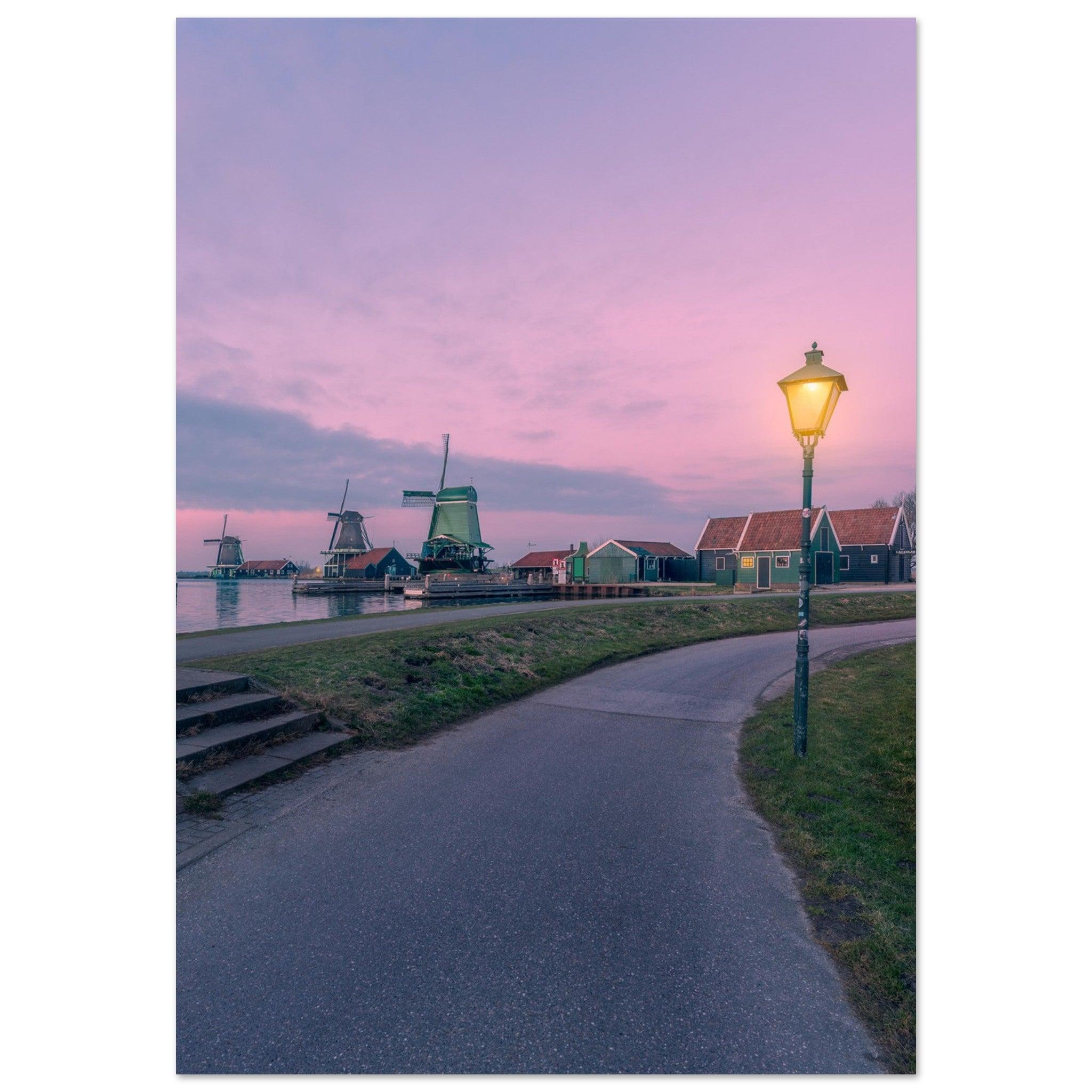 Pink Sky in Zaanse Schans | Netherlands - Etem Visuals