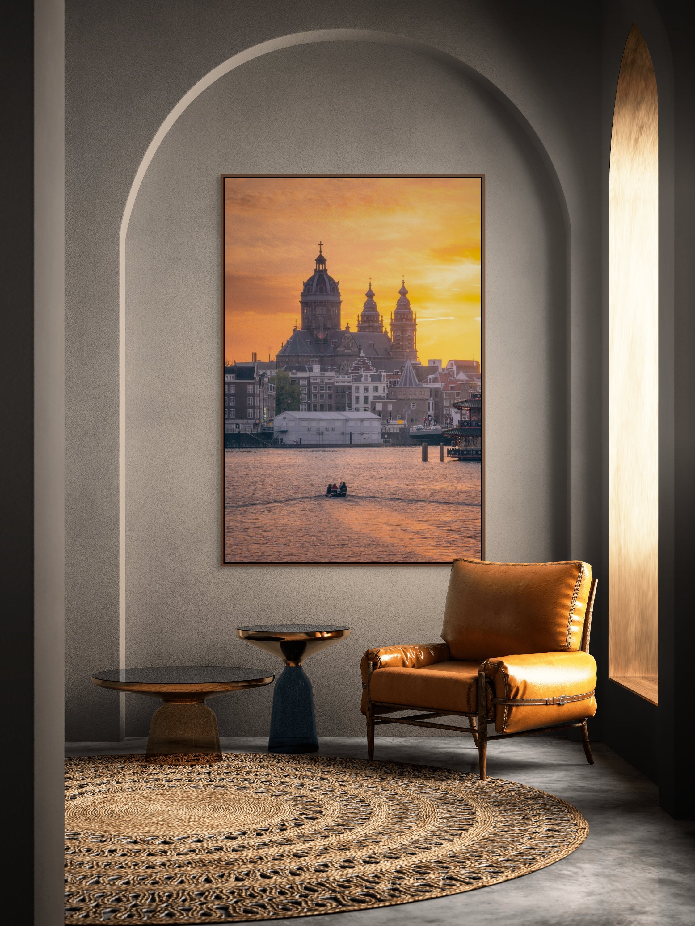 Sailing under The Orange Sky | Amsterdam