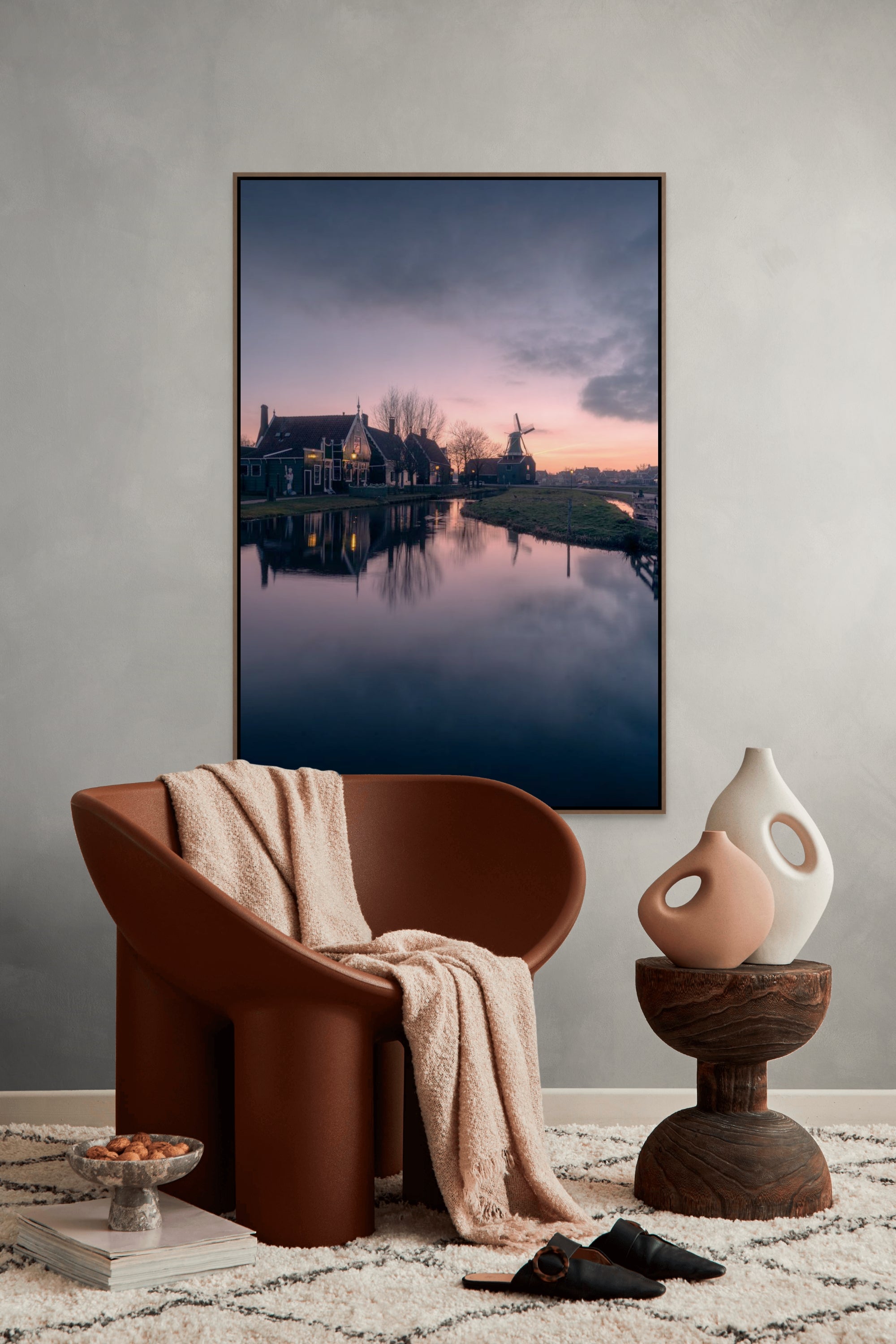 Sunset at Zaanse Schans | Netherlands