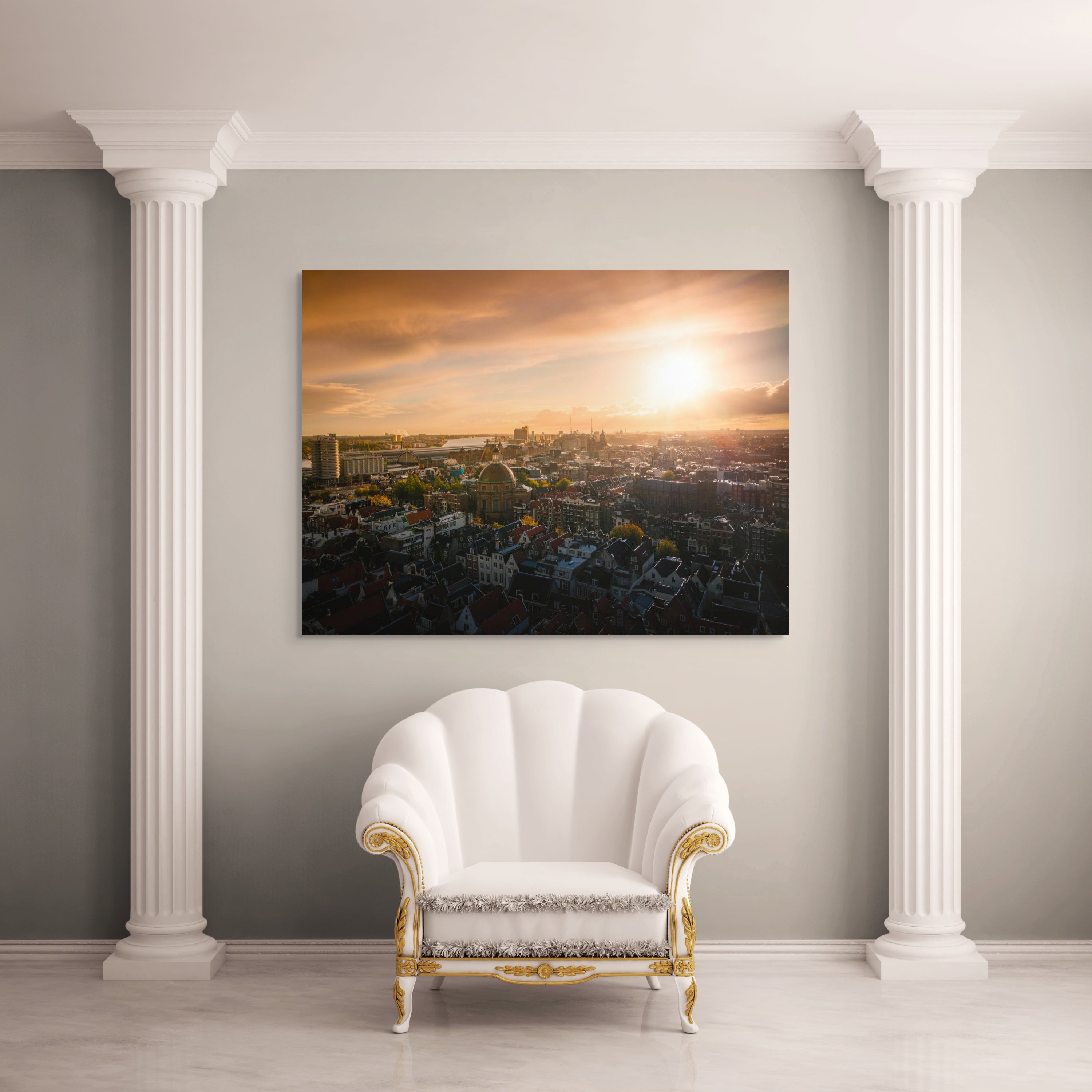 Golden Sunrise in Amsterdam