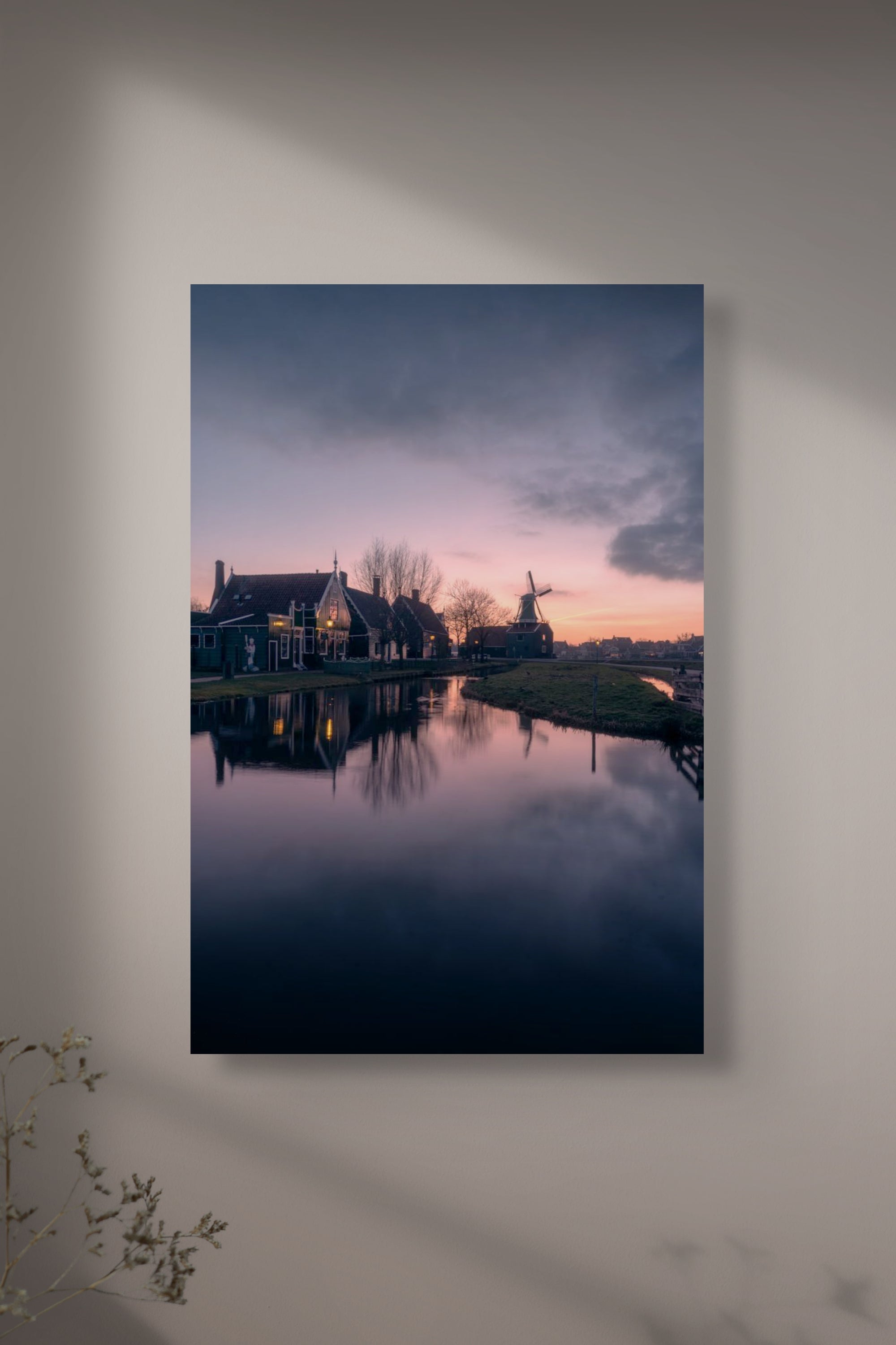 Sunset at Zaanse Schans | Netherlands